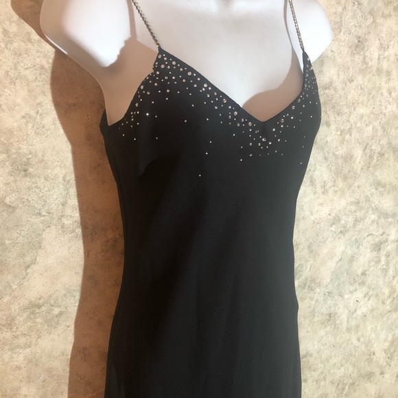 Dave & Johnny Diamond Strap Prom Gown - Picture 7 of 15